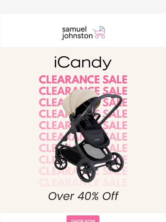 🎉 The Biggest iCandy Sale Ever!