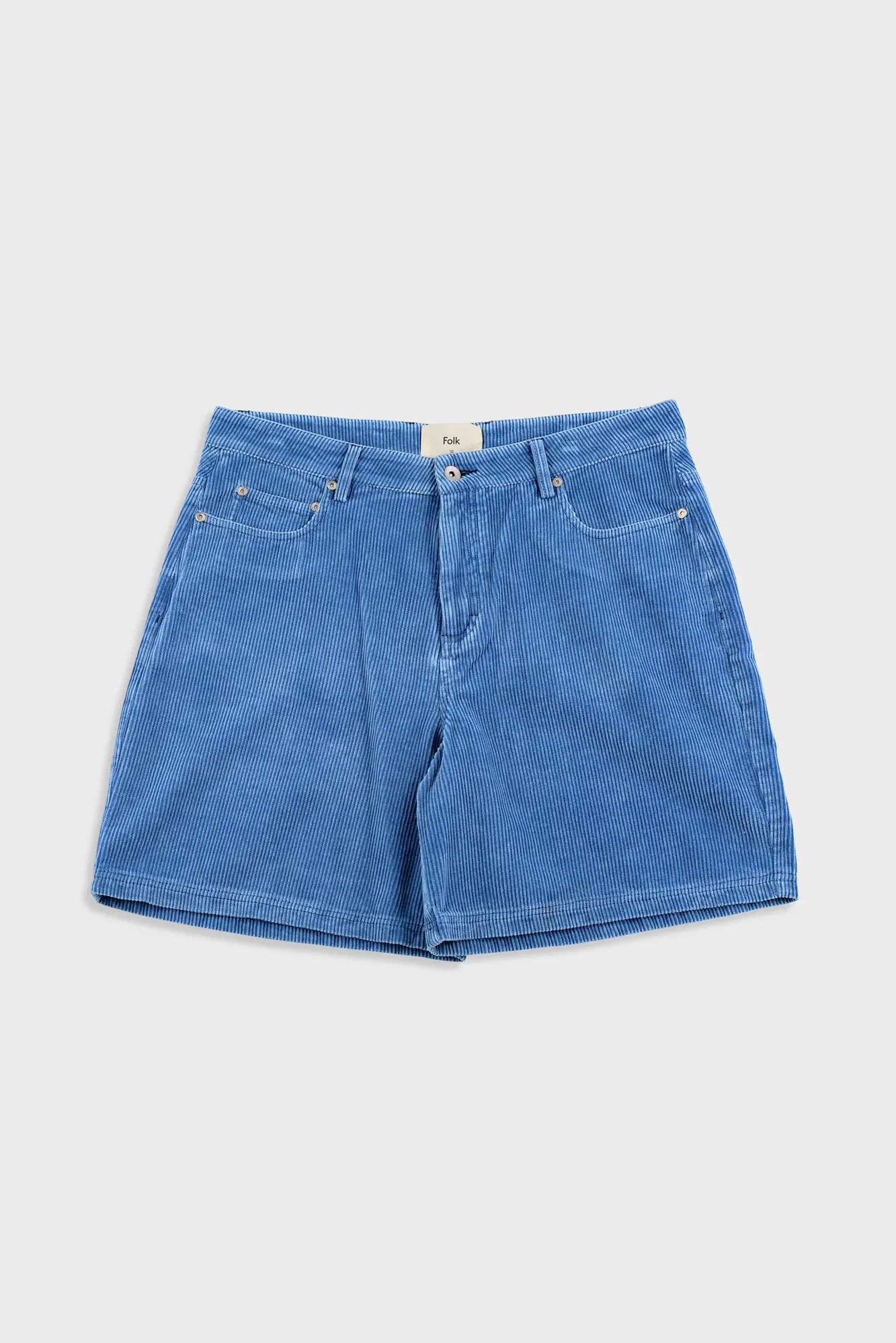 Image of Relaxed Jean Short - Soft Blue Cord
