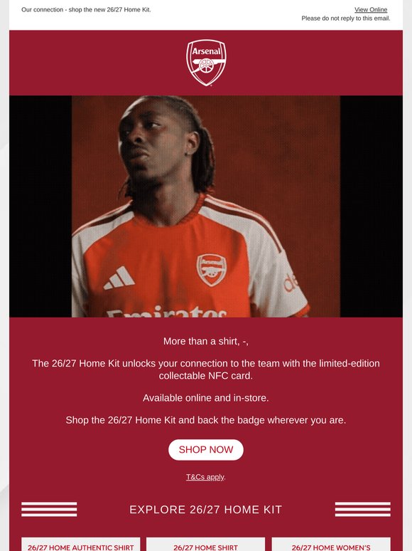 Just landed - NEW 26/27 Home Kit