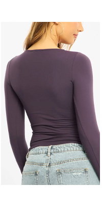 Purple Long Sleeve Supersoft Top