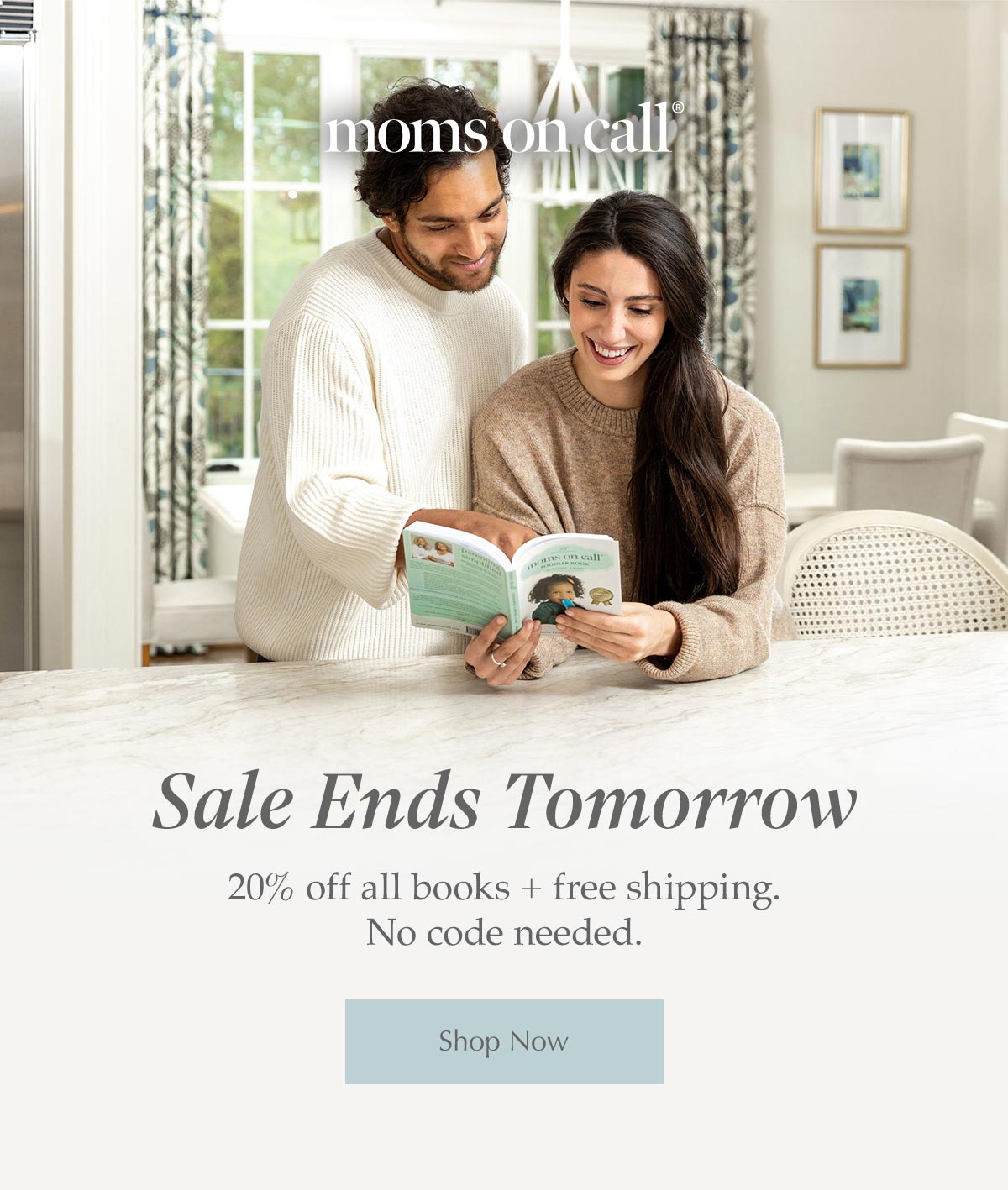 Moms on Call | Sale Ends Tomorrow. 20% off all books + free shipping. No code needed.