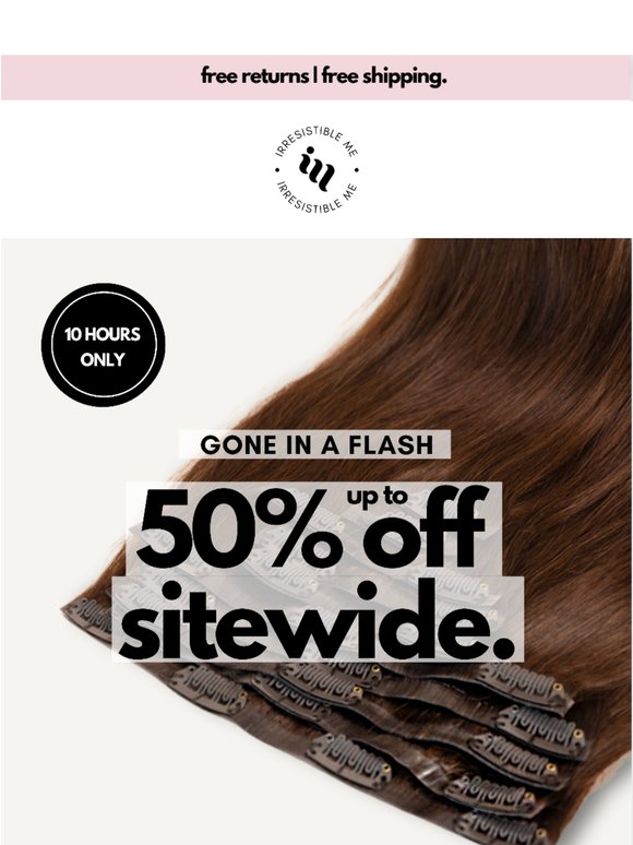 🔥 Ends in 10 Hours: 50% Off Sitewide – Don’t Miss Out!