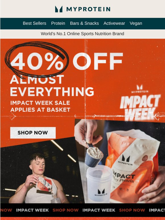 Impact Week 🚀 40% OFF Bestsellers