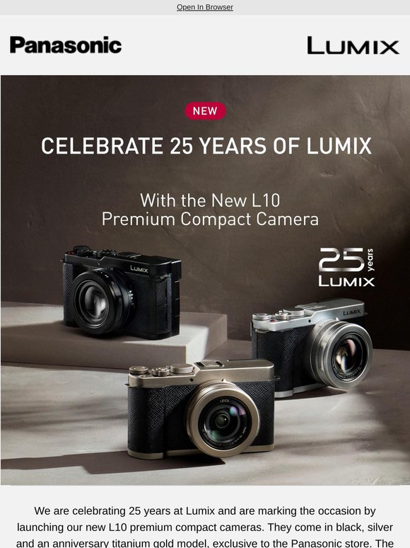 📸 The Lumix L10 is Here