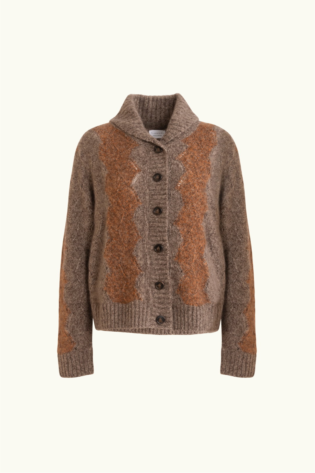Bernard Cashmere Silk Shawl Collar Cardigan