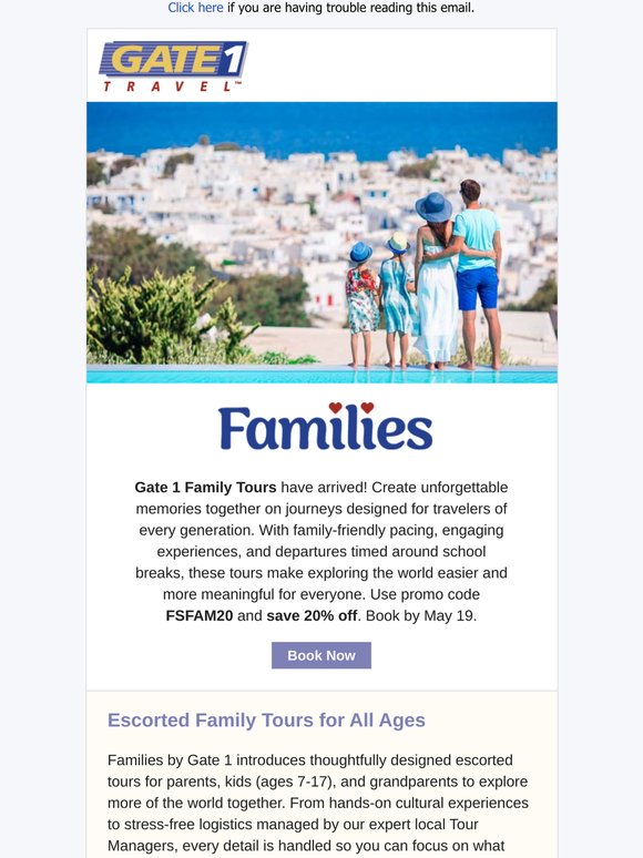 New! Family Tours | Itineraries Curated for Multiple Generations