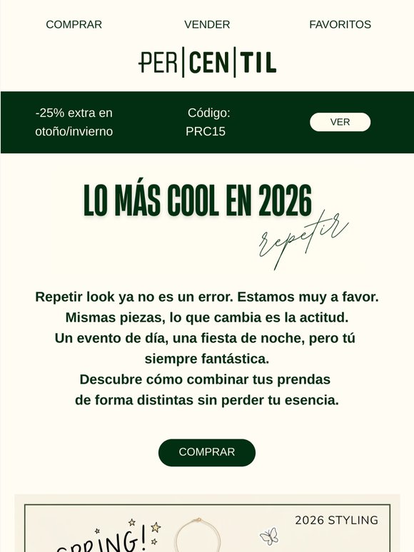 Lo más cool en 2026: repetir😍
