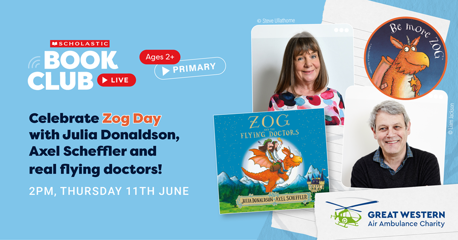 Celebrate Zog Day with Julia Donaldson and Axel Scheffler