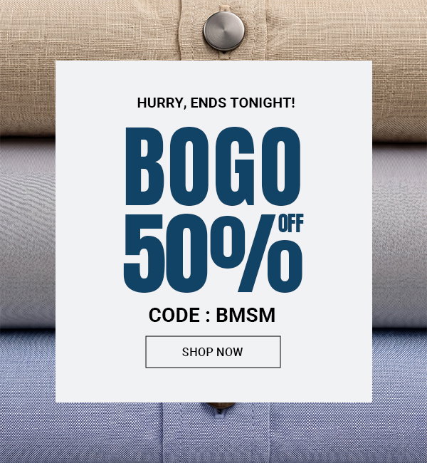 BOGO 50% OFF SALE