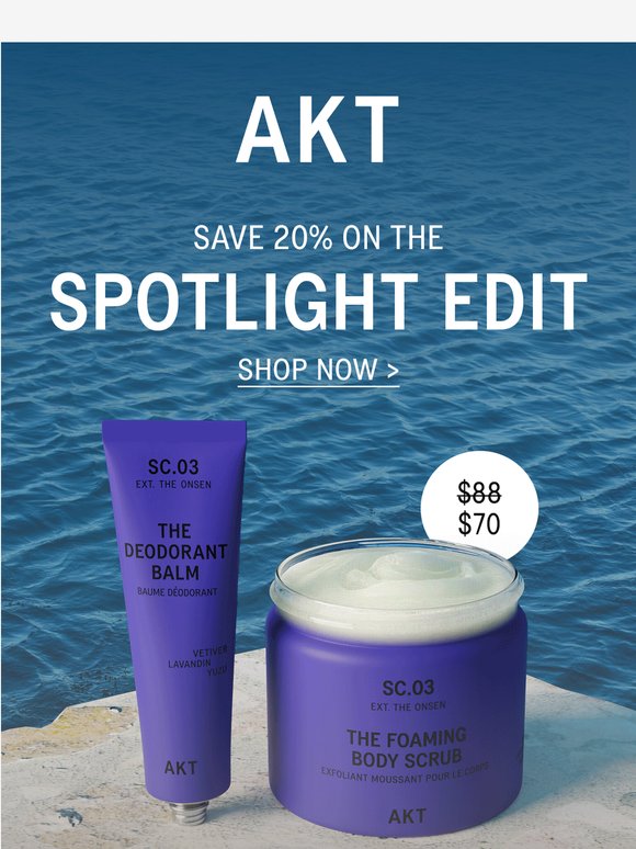 Meet The Spotlight Edit — Save 20%