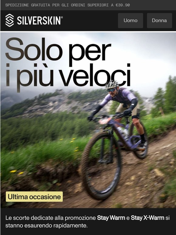 Stay Warm e X-Warm: ultimi pezzi in promozione