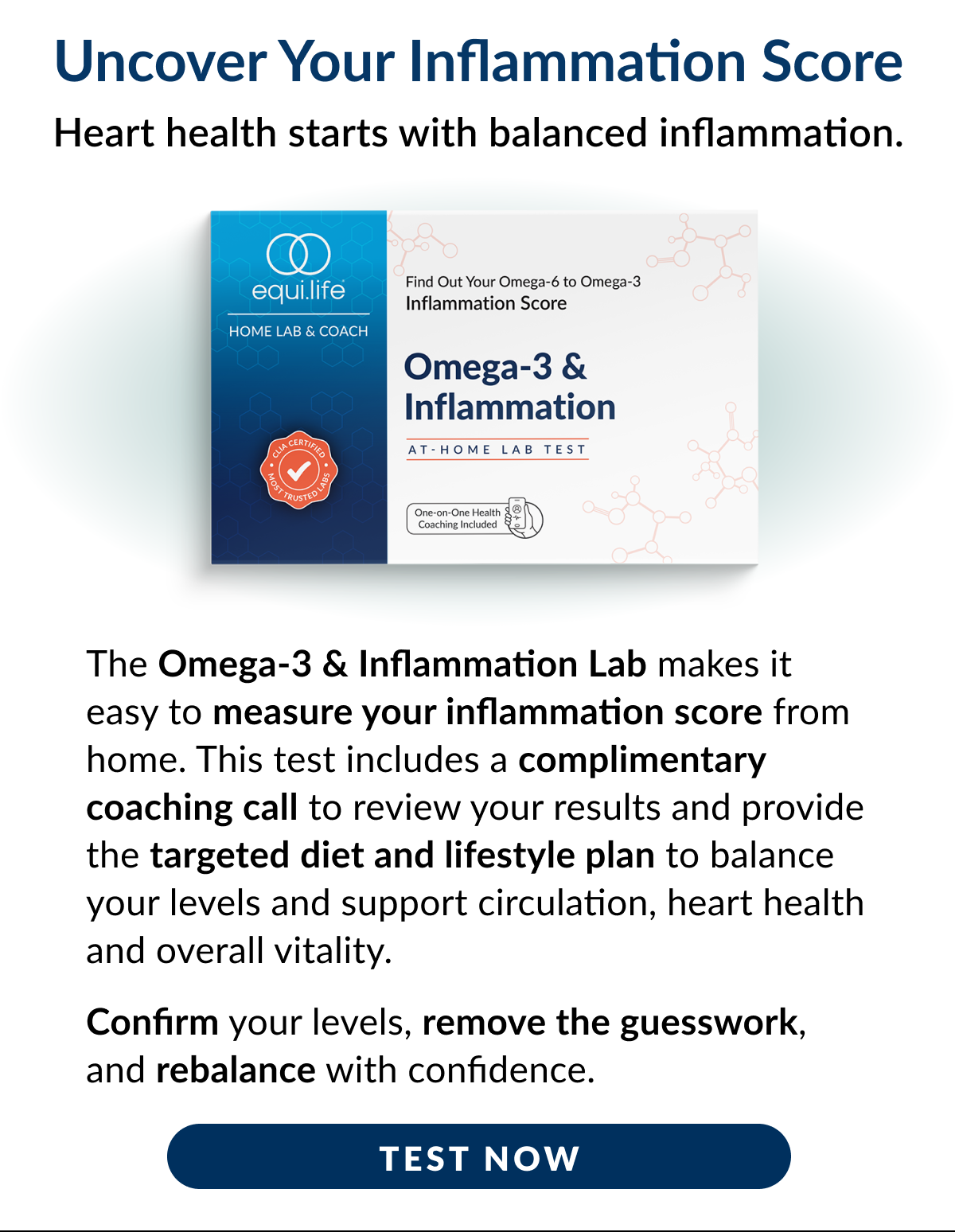 SHOP the Omega-3 and Inflammation Lab