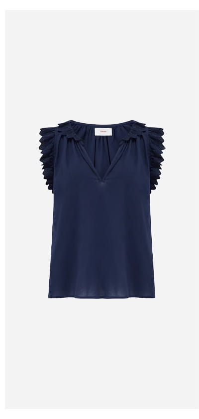 Bexie Top In Navy