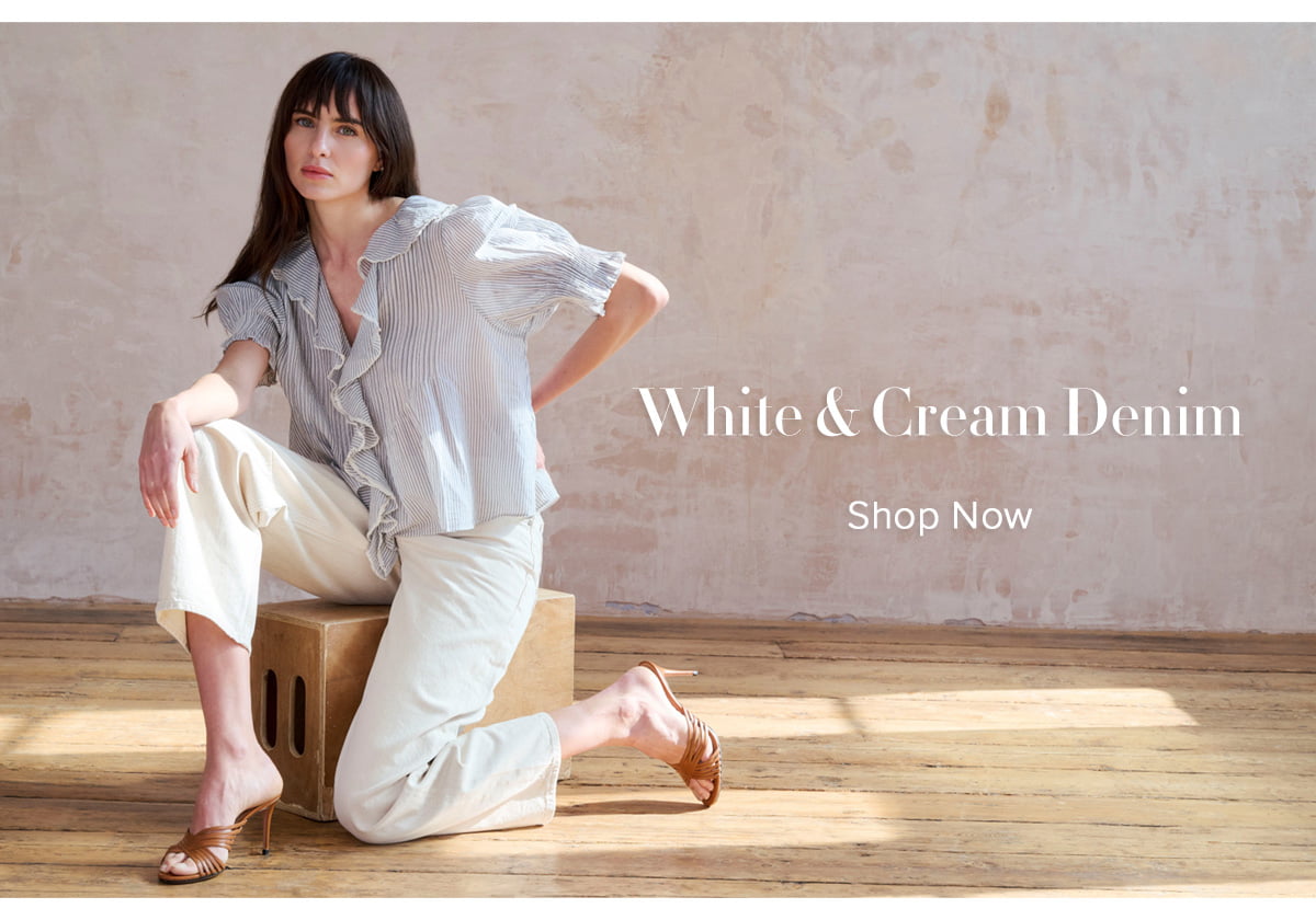 White & Cream Denim