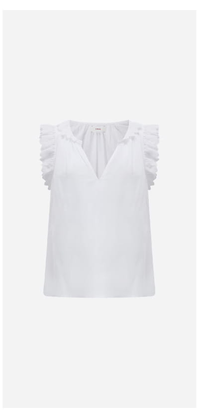 Bexie Top In White