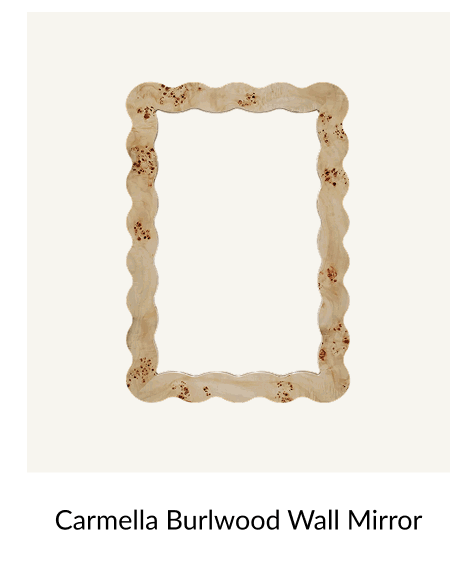 Shop Carmella Burlwood Wall Mirror