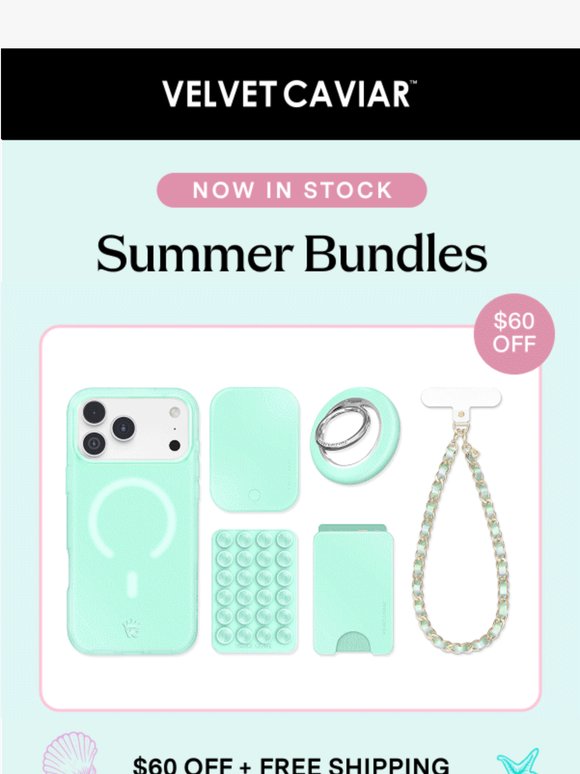 $60 OFF NEW Case Bundles 🐬🌺