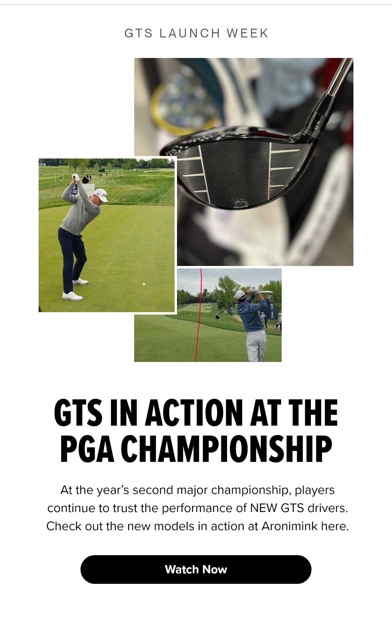 GTS in Action at the PGA Championship