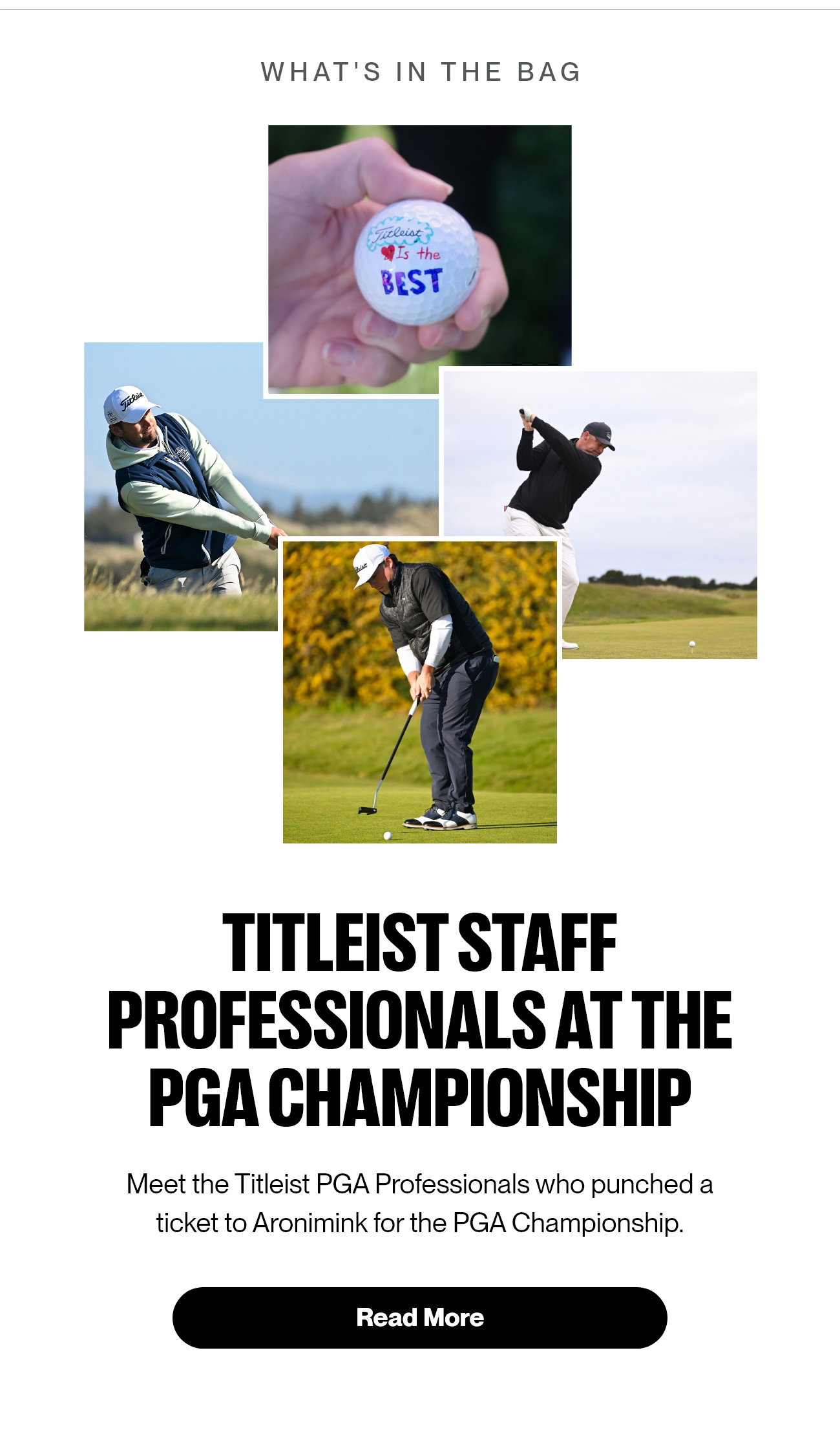 Titleist Staff Professionals at the PGA Championship