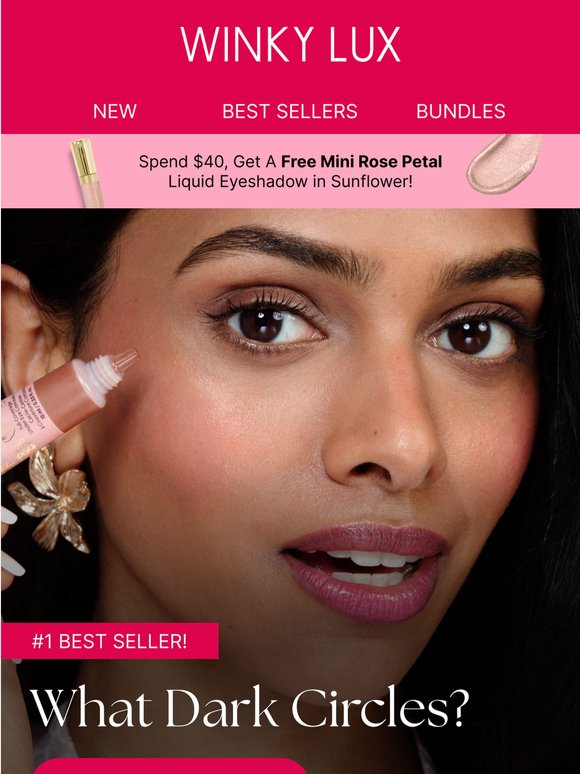 Under-eye circles? We don’t know them
