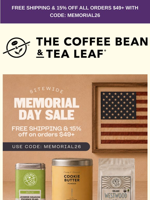 ☀️ Your Summer sips start here & Memorial Day savings start now!