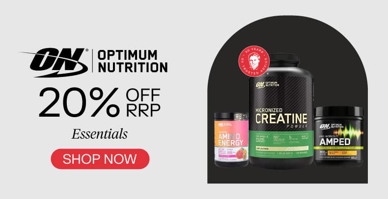 20% Off RRP Optimum Nutrition essentials