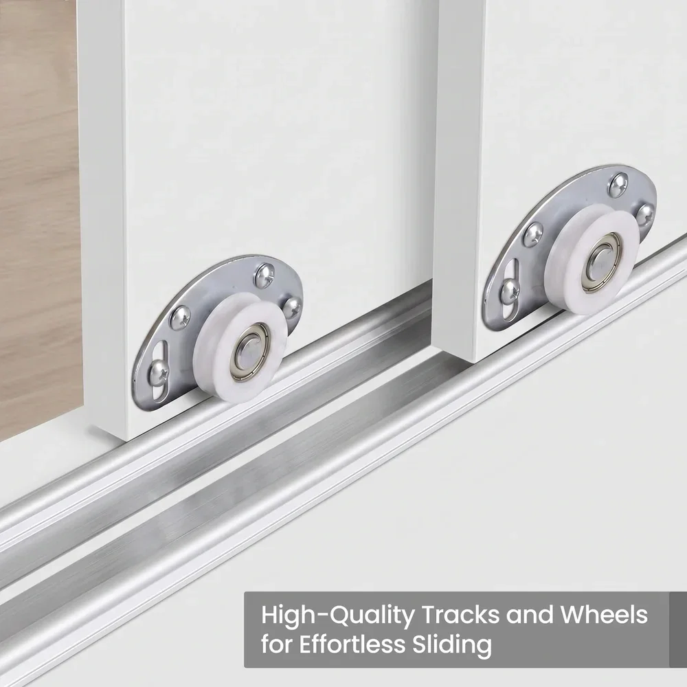 Torvek sliding door roller track close-up