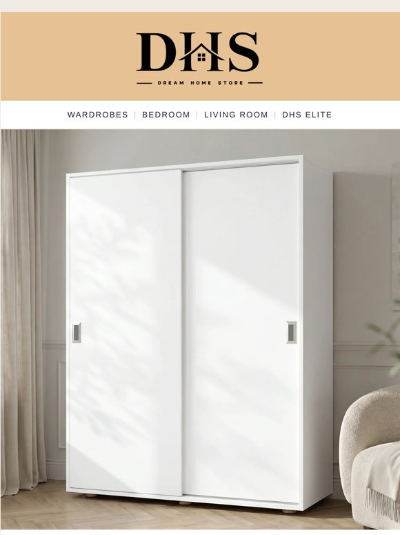 New wardrobes are here, and they slide