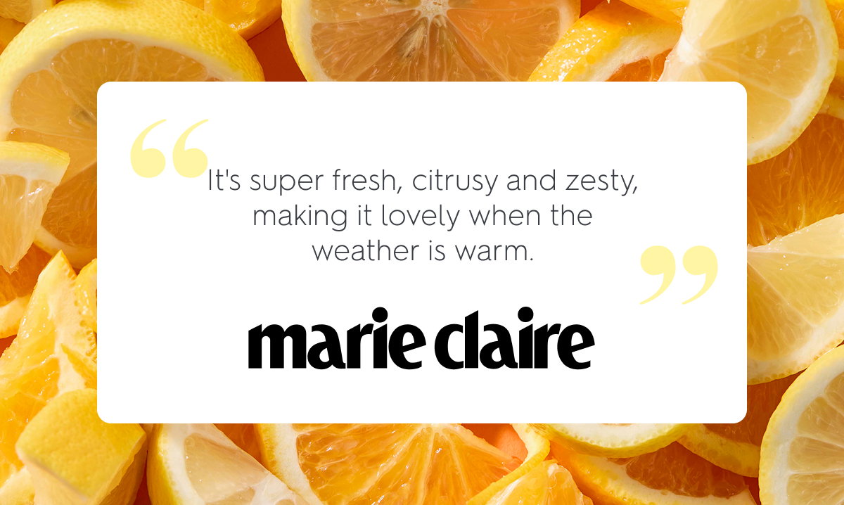 “It's super fresh, citrusy and zesty, making it lovely when the weather is warm.”