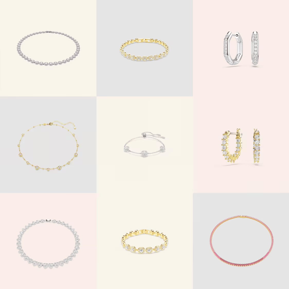 Collane e bracciali Swarovski da impreziosire con charm