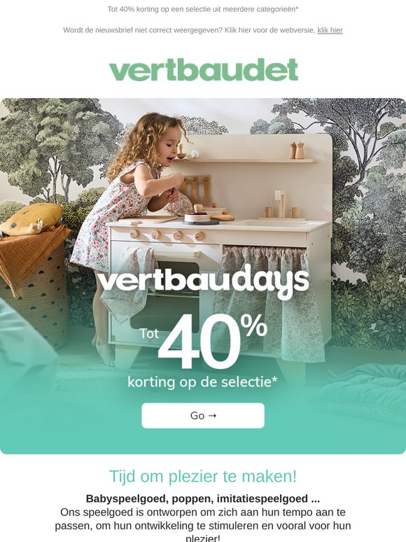 💛 Tijd voor plezier met de Vertbaudays!