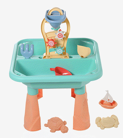 Zand- en water speeltafel - meerkleurig