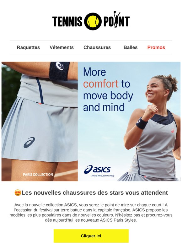 👟C'est parti : procurez-vous dès maintenant les nouvelles chaussures de tennis ASICS