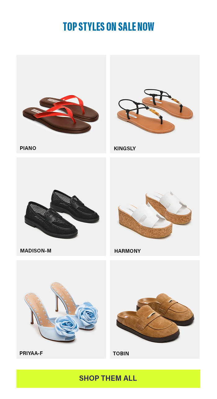 Top styles on sale