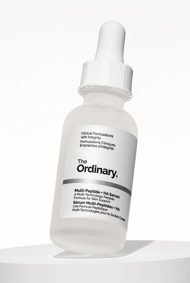 Alternative to Retinol: Multi-Peptide + HA Serum.