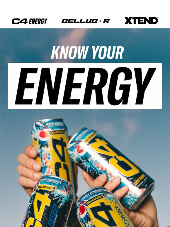 Find the right C4 Energy for what the day calls for