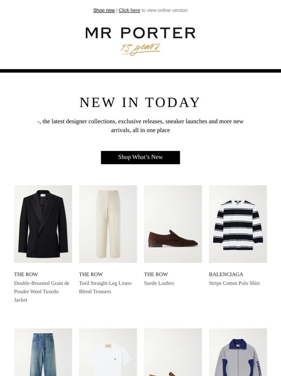 The Row, Balenciaga, Valentino Garavani and more just landed