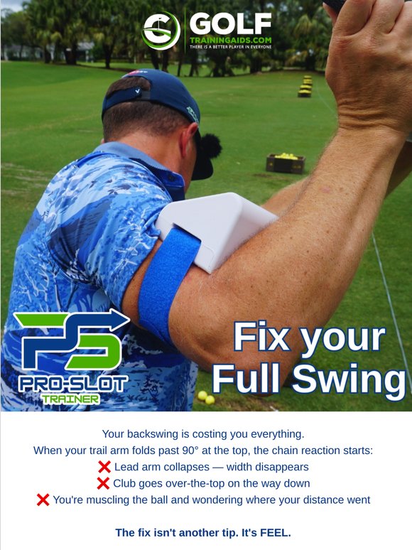 The swing flaw costing you distance (and how to fix it) 🏌️