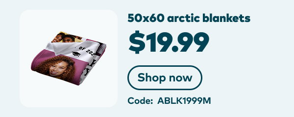 50x60 arctic blankets. Code: ABLK1999M. Shop now.