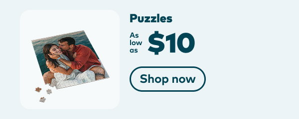 Puzzles as low as $10. Shop now.
