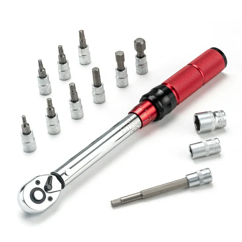 Image of 1/4 Torque 2–24Nm Micrometer Click Torque Wrench