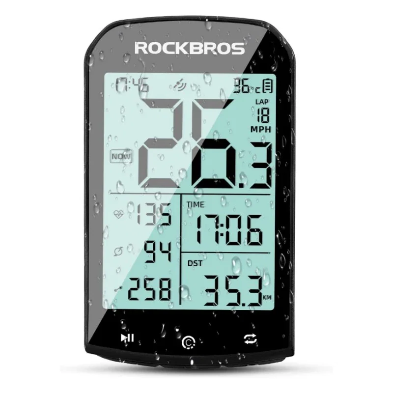 Image of M1 Wireless Bike Computer GPS 2.9-inch LCD Waterproof Fast Charging