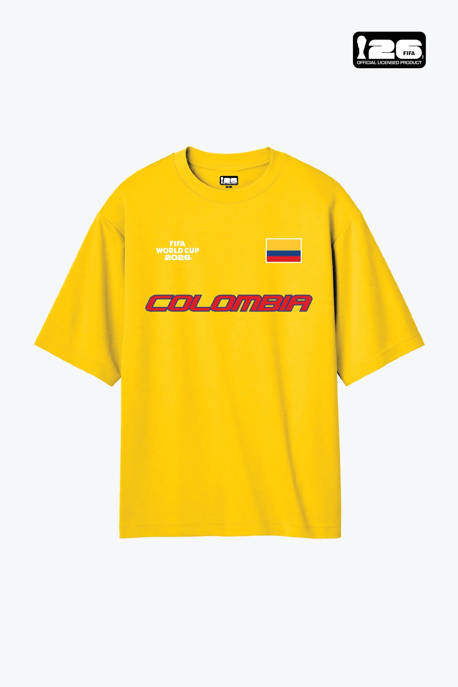 Image of FIFA World Cup 2026™ Colombia Tri Logo T-Shirt - Yellow