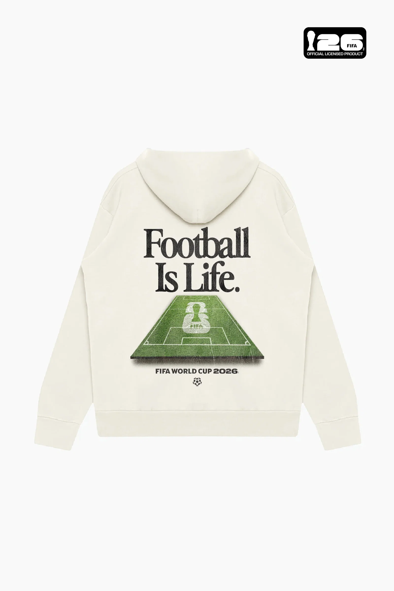 Image of FIFA World Cup 2026™ Football is Life Heavyweight Hoodie - Ivory