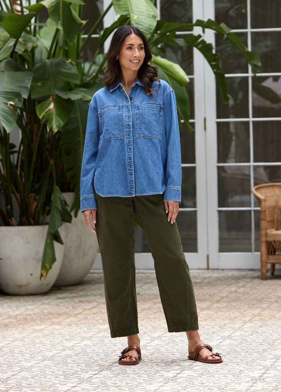 Harper denim shirt
