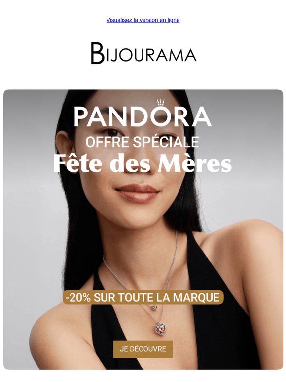 Pandora : -20% sur tout ❤️