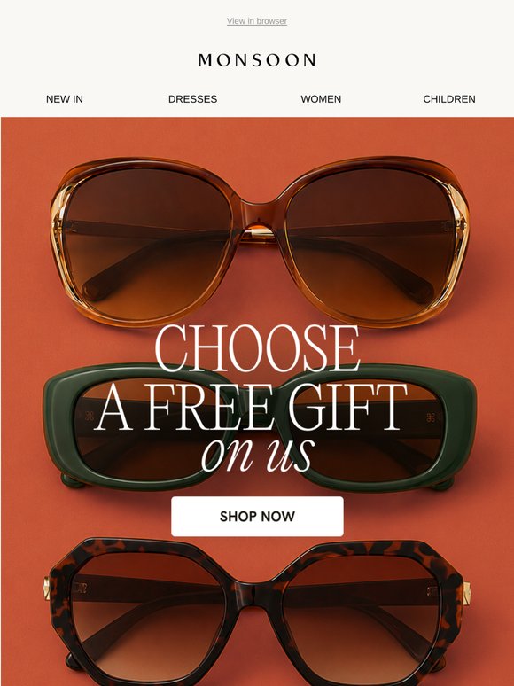 Subscriber exclusive: Choose your FREE sunglasses