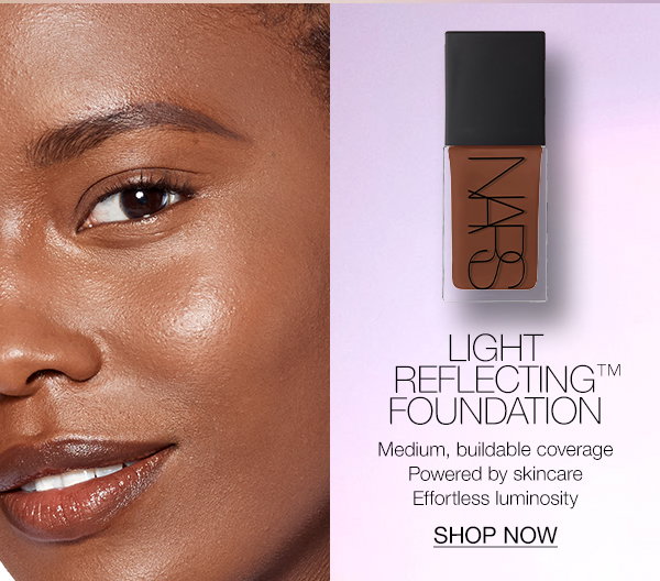 Shop Light Reflecting™ Foundation. Medium, buildable coverage. Powered by skincare. Effortless luminosity.