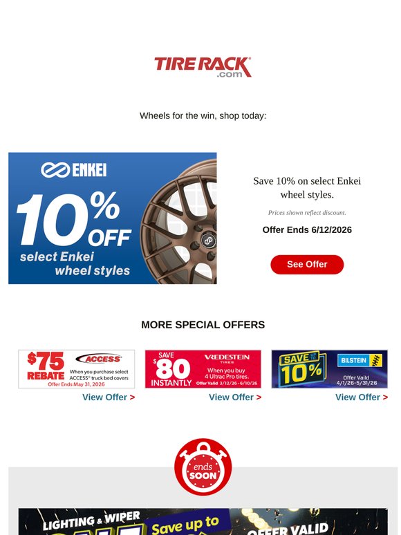 Save 10% On Select Enkei Wheels