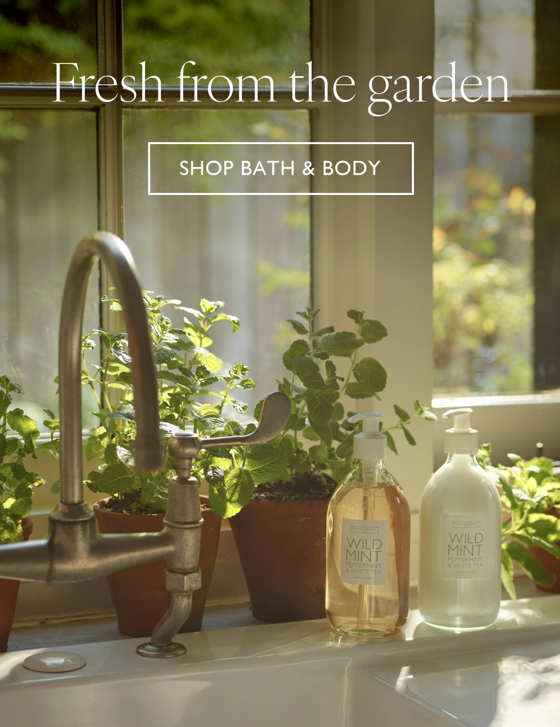 Fresh from the garden SHOP BATH & BODY